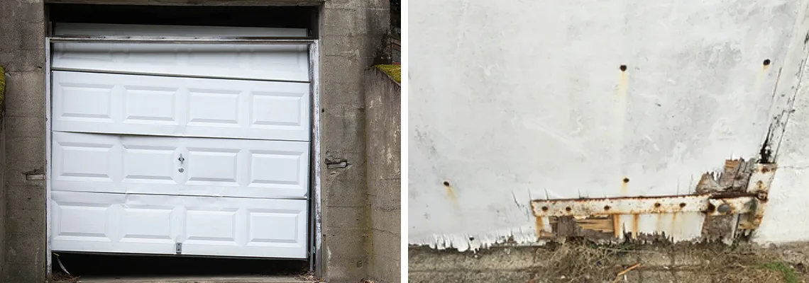 Rotten Commercial Garage Door Repair in Round Lake Beach, IL