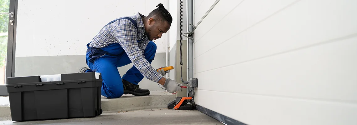 Garage Door Track Repair in Round Lake Beach, IL